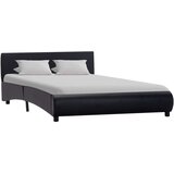  Posteljni okvir LED črno umetno usnje 140x200 cm | Shoptok.si