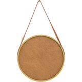  Zidno ogledalo s trakom 50 cm zlatno | shoptok.hr