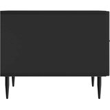  Kava Stol s ladicama Crna 49 x 50 x 40 cm Konstruirano drvo | shoptok.hr