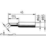 Ersa 0832AD spajkalna konica poševno odrezana\, dur Velikost konice 1.50 mm Vsebina\, količina\, vsebina količinskih enot na prodajno enoto 1 kos, (20395257) Cene