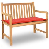  Jastuk za vrtnu klupu crveni 100 x 50 x 3 cm od tkanine Oxford Cijene