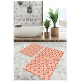 Mila Home Oranžne žametne kopalniške preproge v kompletu 2 ks 60x100 cm – | Shoptok.si