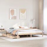 vidaXL Okvir kreveta s ladicama bez madraca 180x200 cm | shoptok.hr