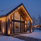 Brilagi LED spoljašnji božićni lanac 1200xLED/8 funkcija 63m IP44 topla bela u obliku ledenica | Eponuda.com