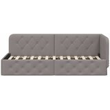  Kutni okvir kreveta Sivo-smeđa 80 x 200 cm tkanina | shoptok.hr