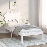  Okvir za krevet bijeli 90x190 cm 3FT jednokrevetni masivno drvo | shoptok.hr
