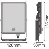 Ledvance - LED spoljašnji zidni reflektor sa senzorom FLOODLIGHT LED/30W/230V IP65 | Eponuda.com
