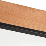  plafonsko svetlo oak square 4xE27/15W/230V 48x48 cm hrast/crna | Eponuda.com