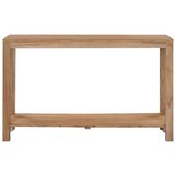 vidaXL Konzolni stol od masivne tikovine 120 x 35 x 75 cm cijene