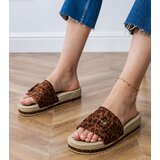 D/CEO Leopard platform slides with decorative buckle Lunda | shoptok.hr