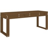  Vrtna klupa boja meda 110 x 38 x 45 cm od masivne borovine | shoptok.hr