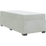  Krevetna konstrukcija Svijetlo siva 100 x 200 cm tkanina | shoptok.hr
