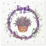  Decoupage salvete - Lavender Basket - 1kom (tehnika salveta) KORIŠTENO