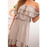 Kesi Włoski Women's off-the-shoulder dress with a longer back fango | Shoptok.si