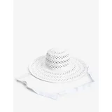 Koton Straw Hat with Belted Chin Tie Detail