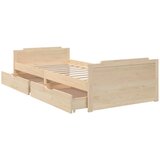  Okvir kreveta bez madraca 90 x 200 cm od masivne borovine | shoptok.hr
