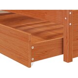  Krevetna konstrukcija s ladicama 3 kom. Vosak smeđa Borovina | Shoptok.si