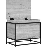 vidaXL Škatla s pokrovom siva sonoma 60x40x51,5 cm inženirski les Cene
