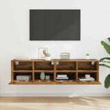 vidaXL TV stene 2 pcs Star les 60 x 30 x 30 cm Konstruiran les | Shoptok.si