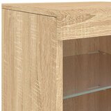  Komoda s LED svjetlima boja hrasta sonome 41x37x67 cm | shoptok.hr