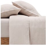 Kave Home Sivo-bež posteljnina za zakonsko posteljo/podaljšana iz mešanice lana 240x220 cm Simmel – | Shoptok.si