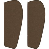  Vzglavje z ušesi temno rjavo 183x23x78/88 cm blago, (20936209) | Shoptok.si