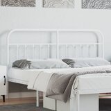 vidaXL Kovinsko vzglavje belo 160 cm Cene