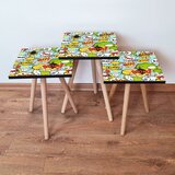 Hanah home set klub stočića 3Shp108, 3 komada, Ljubičasta | ePonuda.com