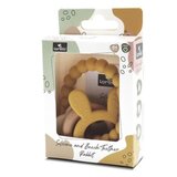 Lorelli silikonsko drvena glodalica za bebe rabbit - natural yellow ( 10210850001 ) Cene