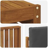  Set vanjskih sofa 6 kom. Prirodna i antracit Poliester | shoptok.hr