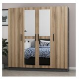 Hanah home Ormar u braon - sivoj boji Kale 5011 (506MNR2458)