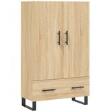  Visoka komoda boja hrasta 69,5 x 31 x 115 cm konstruirano drvo | shoptok.hr