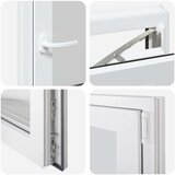  Okno za klet RISOR 50 x 75 cm PVC in steklo Bela, (5000215252) | Shoptok.si