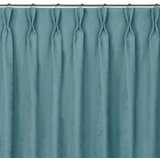  Curtain MILANA color blue style classic flex 7.5 cm with double pleat chenille 220x270 HOMEDE | shoptok.hr