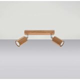 Stropna svetilka ZEKE 2 hrast, (21347564) | Shoptok.si