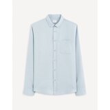 Celio Regular Gacocel lyocell shirt - Men's Cene
