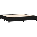  Box spring postelja z vzmetnico črn 200x200 cm blago, (20761084) | Shoptok.si