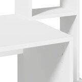  Stol s policama bijeli 100x45x140 cm izrađeno drvo | shoptok.hr