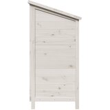  Vrtna Šupa Bijela 106 x 56 x 113,5 cm Čvrsto drvo jele | shoptok.hr