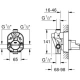 Grohe podometna enota za enoročno armaturo (33961000) | Shoptok.si