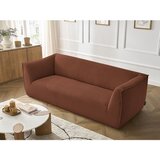 Bobochic Paris Oranžna sedežna garnitura iz rebrastega žameta 242 cm Giorgia – | Shoptok.si