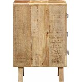 Noćni ormarić 37x32x50 cm Puno drvo Grubo Mango | shoptok.hr