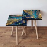 Hanah home 2Shp91 - multicolor multicolor nesting table (2 pieces) | ePonuda.com