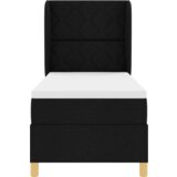  Box Spring postelja z vzmetnico Črna 80x200 cm Tkanina, (22052863) | Shoptok.si