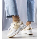 Gemre Beige wedge sneakers Ann | Shoptok.si
