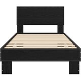  Okvir kreveta s uzglavljem Crni hrast 80 x 200 cm | shoptok.hr