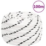 vidaXL Delovna vrv bela 16 mm 100 m poliester cene