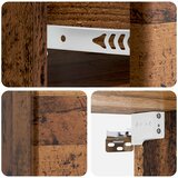  Noćni ormarić za montažu na zid Staro drvo 34,5 x 33 x 20 cm | shoptok.hr