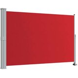 vidaXL uvlačiva bočna tenda za terasu 160 x 300 cm crvena | shoptok.hr