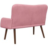 SOFA za dvije osobe Ružičasta 115 x 61 x 87 cm Baršun | shoptok.hr